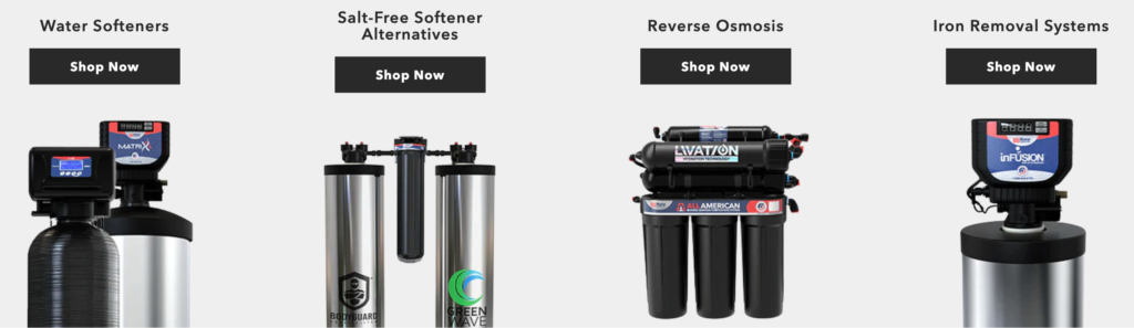 US Water Systems US Water Systems Product Range