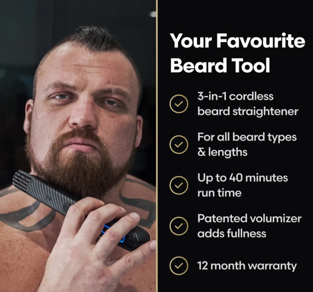 The Beard Struggle- Beard Straightener