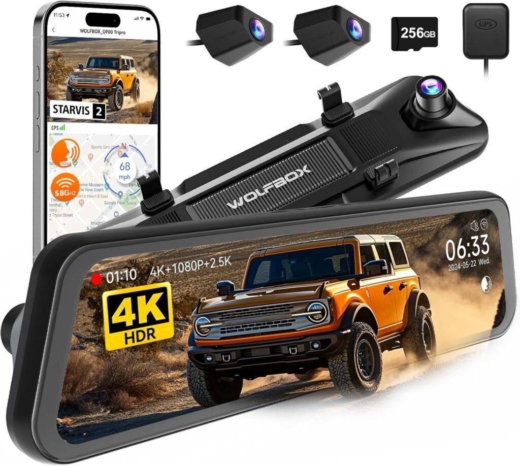 Wolfbox Dash Cam Wolfbox TriPro 3